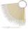 Set mostra thonjsh Sharp Natural, 50 copa, formë stiletto, qumështi