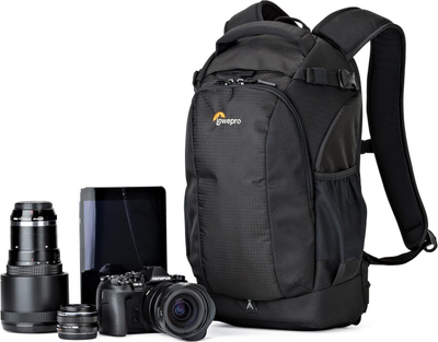 Çantë shpine fotografike Lowepro Flipside 200 AW II, e vogël, për DSLR edhe mirrorless, e zezë