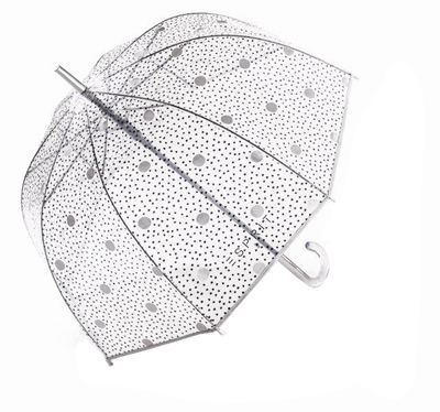 Çadër Esprit Long AC Domeshape dots & enough, argjendi