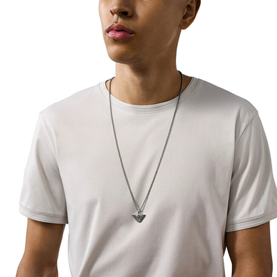 Varëse për meshkuj Emporio Armani EGS3169040, e argjendtë