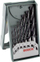 Spiralë druri Bosch Mini X Line Brad Point, set 7 copë