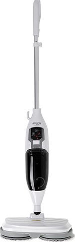 Fshesë me avull Adler AD 7052 Rotary Steam Mop, me funksion larje, me kabllo, e bardhë