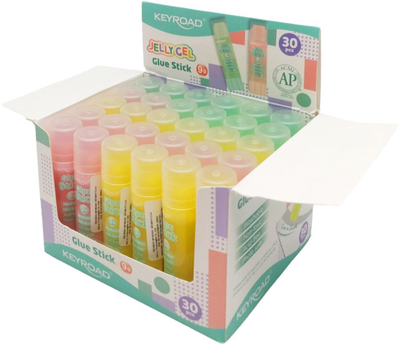 Ngjitës në stik KEYROAD Glue Stick, 9 g, i padëmshëm, transparent
