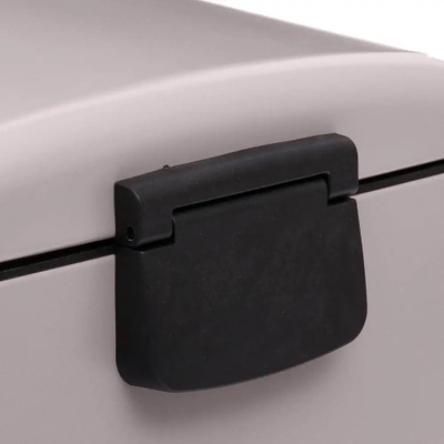 Kosh mbeturinash metalik, 30L, për ambiente të brendshme, gri