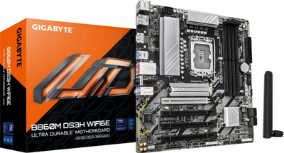 Pllakë amë Gigabyte B860M DS3H WIFI6E, DDR5, WiFi 6E, gri
