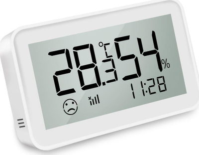 Termometër inteligjent NOUS E6, sensor lagështie, ZigBee Tuya, i bardhë