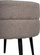 Puf Venture Home Pot, 40x40x40 cm, material teddy, bezhë me të zezë