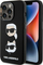 Futrollë Karl Lagerfeld për iPhone 15 Pro Karl & Choupette, silikon, e zezë