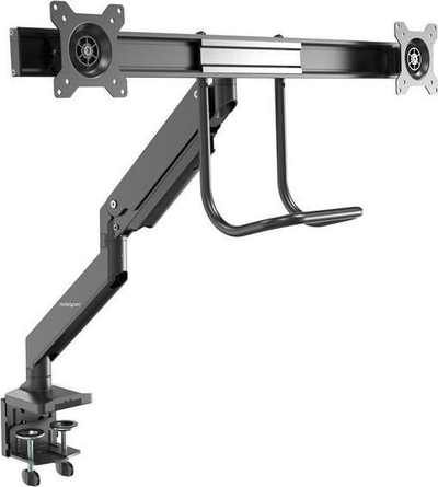 Krah monitori i dyfishtë StarTech.com ARM, 17"-32", montim në tavolinë, i zi
