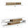 Set mobilie për TV Birgitta 181x31,5x39,6Hcm (HM8903.11), bardhë