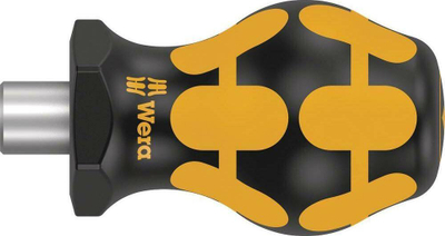 Kaçavidë Stubby Wera 05008881001, mbajtëse magnetike për bit, ESD, e zezë verdhë