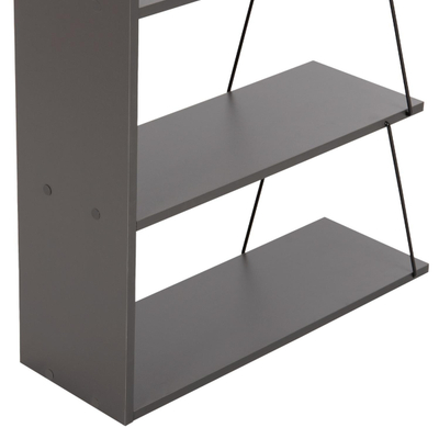 Raft për libra Mini Tars (HM2241.20), gri/ zezë