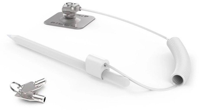 Kyç sigurie për Apple Pencil Maclocks Compulocks, kabëll 1.6 m, me çelësa, argjendtë