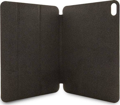 Këllëf tableti Karl Lagerfeld Folio Magnet Allover Saffiano, për iPad 10.9\" 2022, me monogram Choupette, i zi
