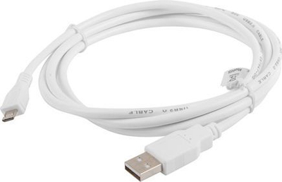 Kabllo Lanberg USB 2.0 micro, 1.8m, e bardhë