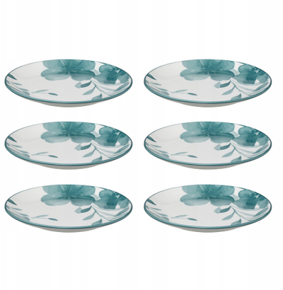 Set pjata ëmbëlsire Secret de Gourmet LILY, porcelan, 6 copë, 19 cm, të bardha