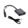 Kabllo adapter HDMI në VGA me audio, 20 cm, e zezë