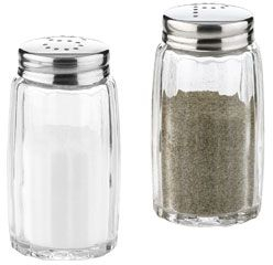 Set kriposëse dhe piperëse Tescoma CLASSIC T654006, qelq, 7 cm, me kapak çeliku inoks