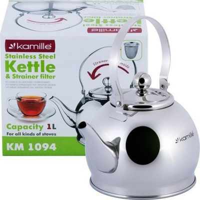 Çajnik inoxi Kamille KM-1094, 1 L