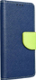 Këllëf telefoni FANCY Wallet Book për Xiaomi 13 Pro, me kapak, navy lime