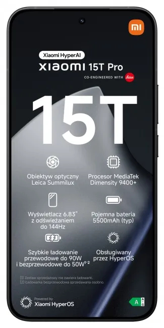 Celular Xiaomi 15T Pro, 6.83", 12/512GB, i zi