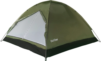 Шатор за кампување Sourcing TENT 2P DOME, за 2 лица, купола тип, зелен