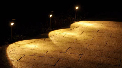 Reflektor dielli Saska Garden, SMD LED, 38.5 cm, i bardhë