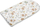 Fole bebeje Sensillo Nest Velvet Forest Adventure, 80x45cm, e bardhë