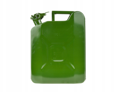 Kanoçe karburanti GEKO, 10L, metal, jeshile