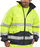 Jakne pune Beeswift Europa High Visibility Bomber, me mëngë të heqshme, të verdhë Saturn me blu të errët, S
