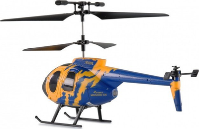 Helikopter RC Amewi MD500E CX, 2.4GHz, RtF, blu me të verdhë