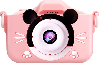 Kamerë digjitale për fëmijë Milky Pink Mouse, 32GB, me lojëra, rozë