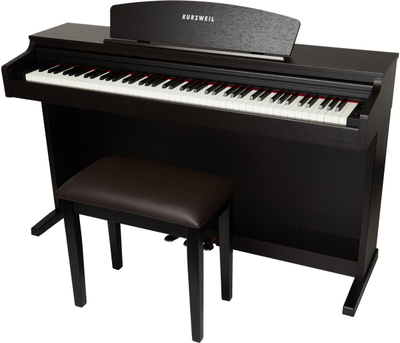 Пијано дигитално Kurzweil M115, 88 тастери, со стол, розово дрво