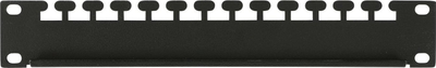 Aксесоар за рек 19” Lanview RAO300BL, 1U, црн