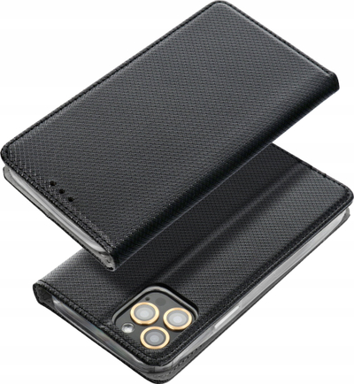 Kabullë telefoni Smart Case Book Kabura për Realme 9, me kapak, e zezë
