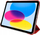 Mbulesë tablet Pomologic BookCase për iPad 10.9" 10G, plastike, e kuqe