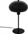 Lampë tavoline dekorative Savio Mushroom, 38 cm e lartë, çelik, e zezë