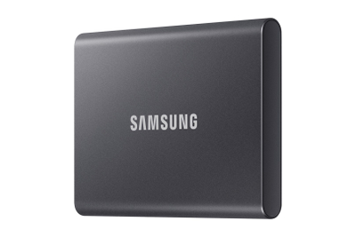 Disk SSD Samsung T7, 2TB, USB 3.2 Gen2, i hirtë (MU-PC2T0T/WW)