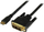 Kabllo StarTech mini HDMI - DVI-D, 1m, e zezë