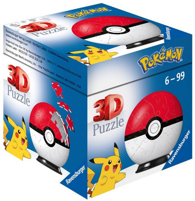 Puzzle Ravensburger Puzzle-Ball Pokémon (112562), 3D, 54 pjesë