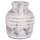 Vazo dekorative HomeMarkt VERMO HM4398, terrakote, 21x22cm, gri e çelët