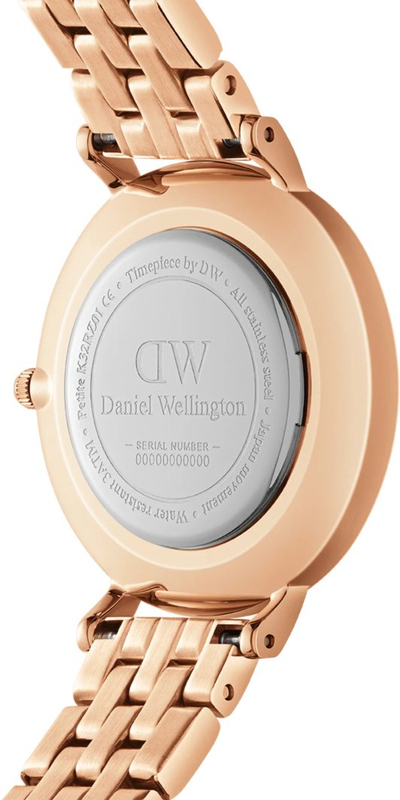 Ora për femra Daniel Wellington DW00100617 Petite, 28mm, çelik inox, rozë gold