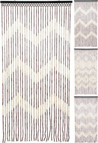 Perde dere kundër insekteve Beaded Bamboo, 90x180cm, model i ndryshueshëm, ngjyrë natyrale