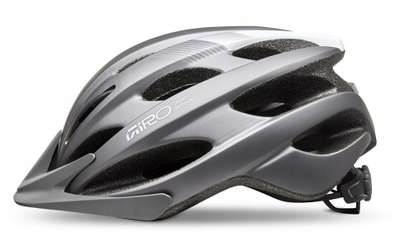 Helmetë biçiklete MTB Giro Revel, 54-61cm, matte titanium e bardhë