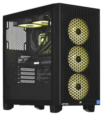 Kompjuter Actina AMD Ryzen 7 7800X3D, 32 GB RAM, 2 TB SSD, NVIDIA RTX 4070 SUPER, i zi