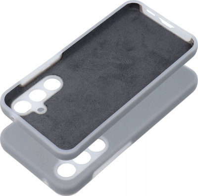 Mbulesë telefoni OEM Candy Case për Samsung Galaxy A54 5G, silikon, me xham mbrojtës, gri