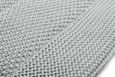 Set krevat për kalamaj Sensillo Knitted Crib me muslin, 2 pjesë, gri