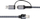 Кабел адаптер Microconnect CAT6 FTP, USB A во USB C, 1m, црн