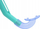 Set maskë snorkel për fëmijë Aqua Champ Essential, polikarbonat, pa lateks, ngjyra të përziera