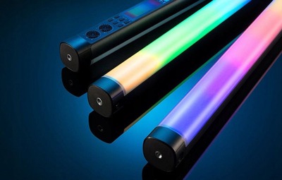 Tub drite LED Neewer TL120C, 127cm RGB, 42W, me DMX, i zi